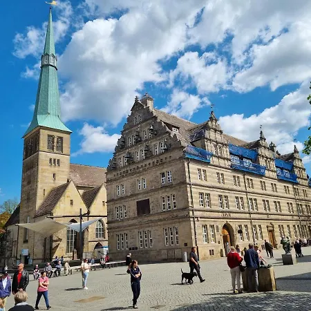 Weserufer, 92qm for 8, stylish, Parkplatz, Netflix Hamelin Exterior foto